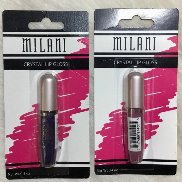 Bundle of 8 New Milani Makeup Crystal Lip Gloss - Picture 3 of 9